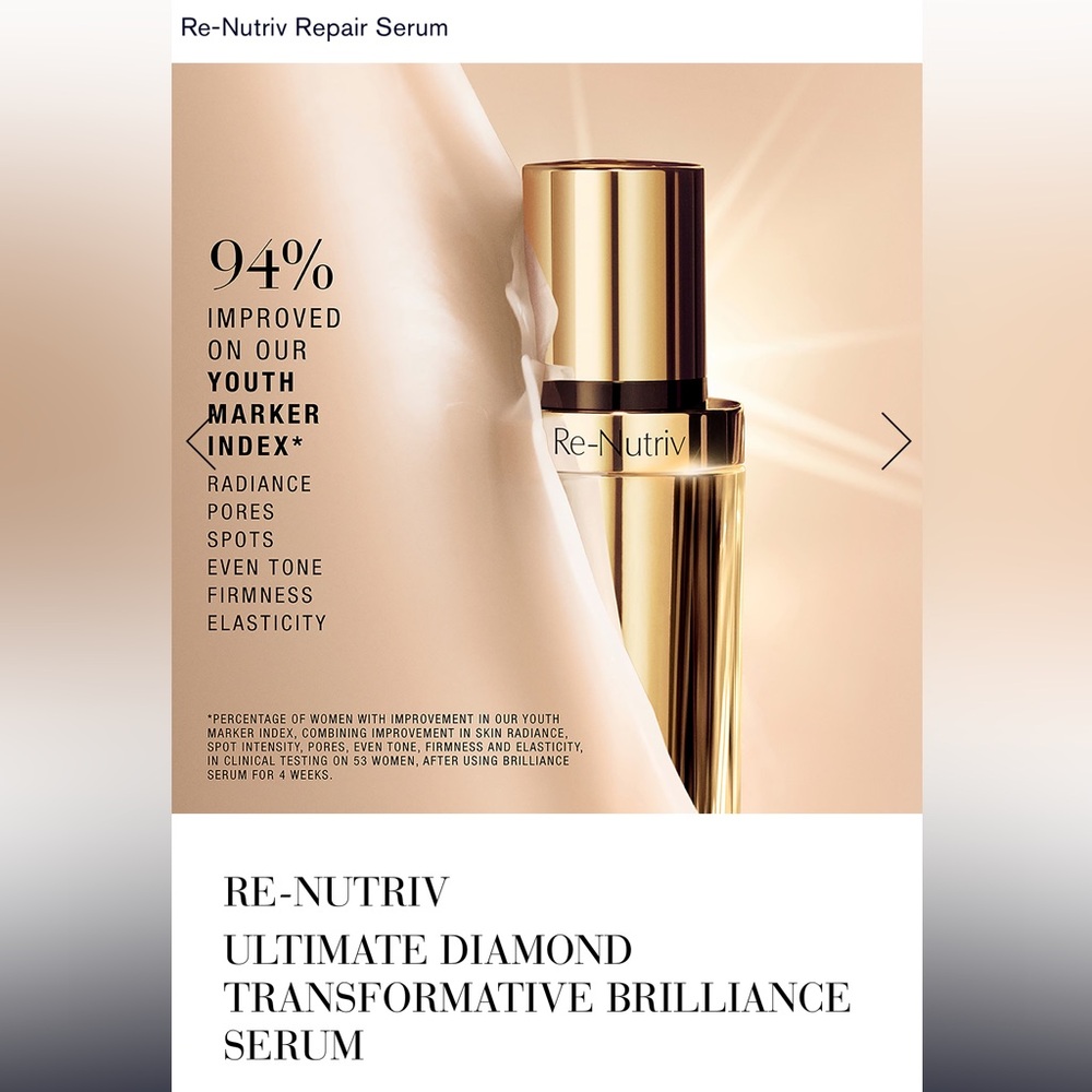 Re-Nutriv Ultimate Diamond Transformative Brilliance Serum